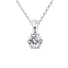 April Birthstone, Diamond, Swarovski Elements Petite Necklace - Chakra Energy Co