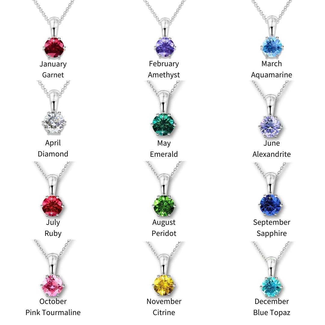 April Birthstone, Diamond, Swarovski Elements Petite Necklace - Chakra Energy Co