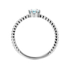 Breathe | Bubble Sky Blue Topaz Ring in 18K White Gold - Chakra Energy Co