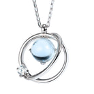 Celestial | Planet Sky Blue Topaz Necklace - Chakra Energy Co