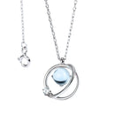 Celestial | Planet Sky Blue Topaz Necklace - Chakra Energy Co